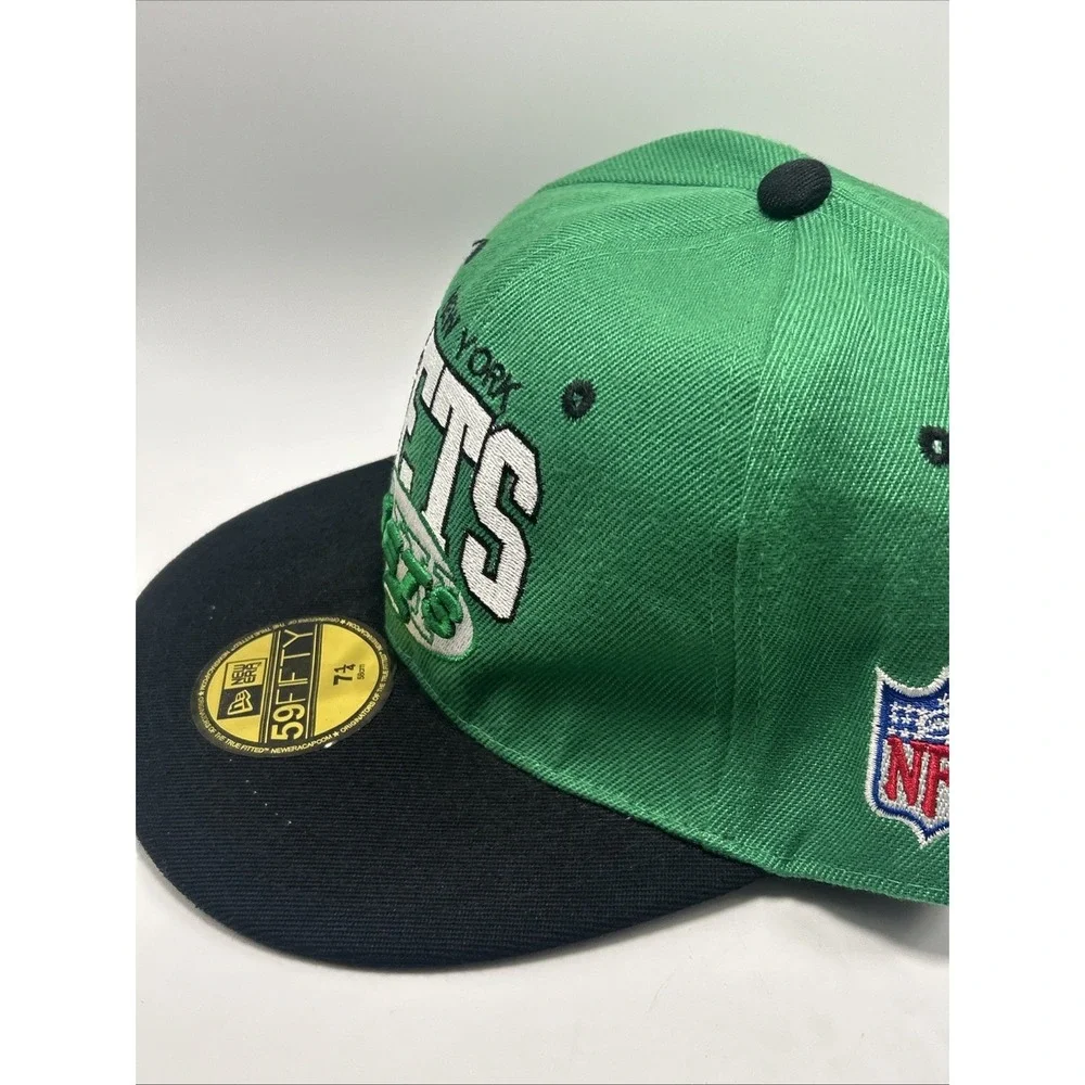 NFL New York Jets Mitchell & Ness Arch Logo Snapback Hat Cap Green Black